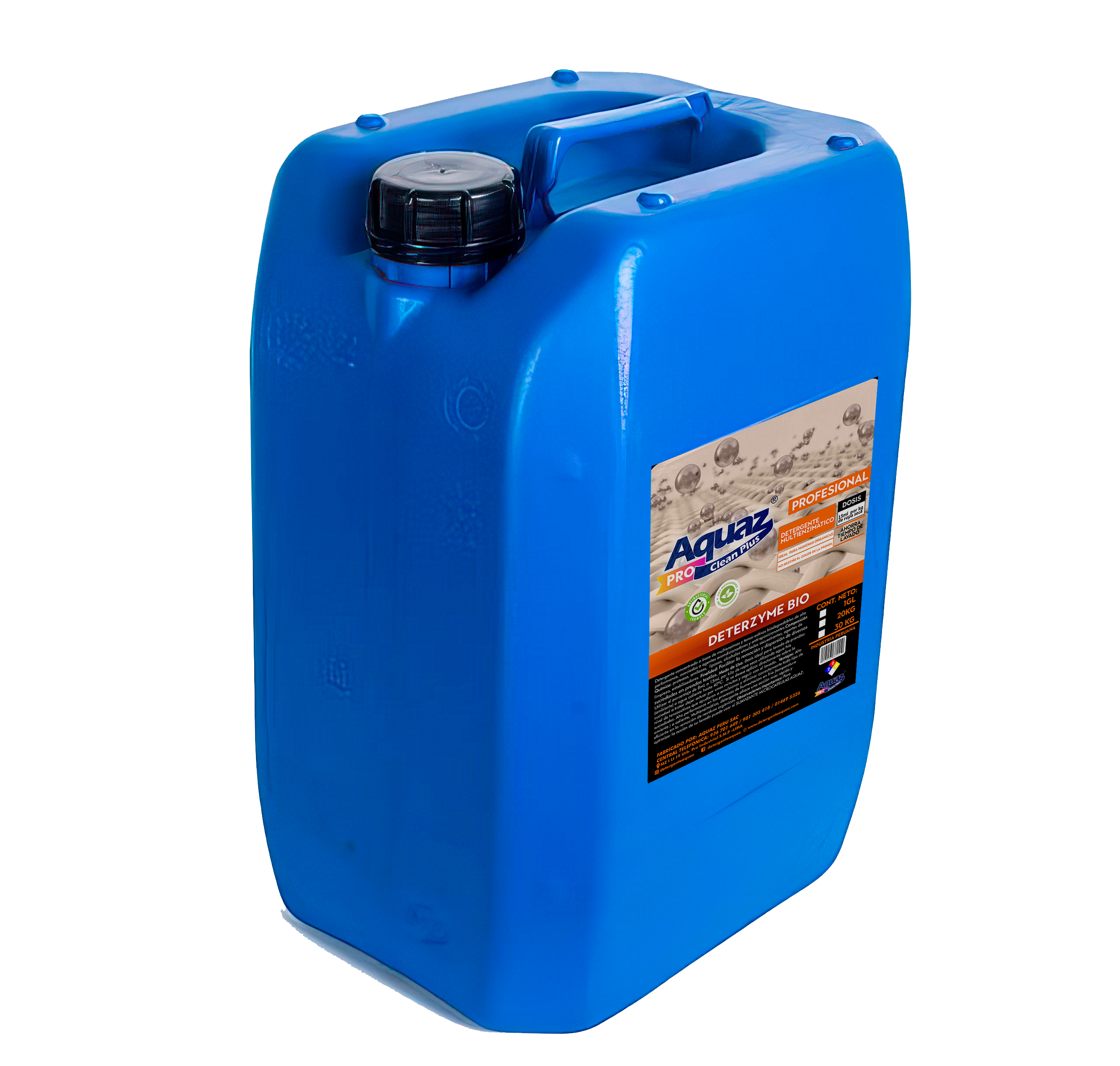 DETERGENTE ENZIMATICO DETERZYME AQUAZ - Imagen 2