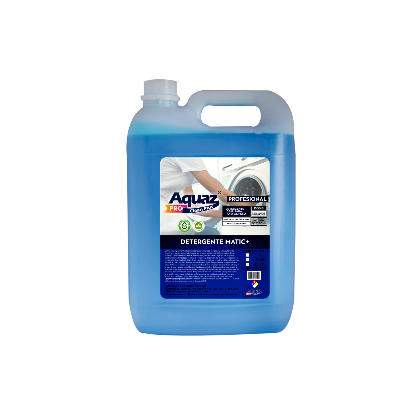 DETERGENTE MATIC + AQUAZ - Imagen 3