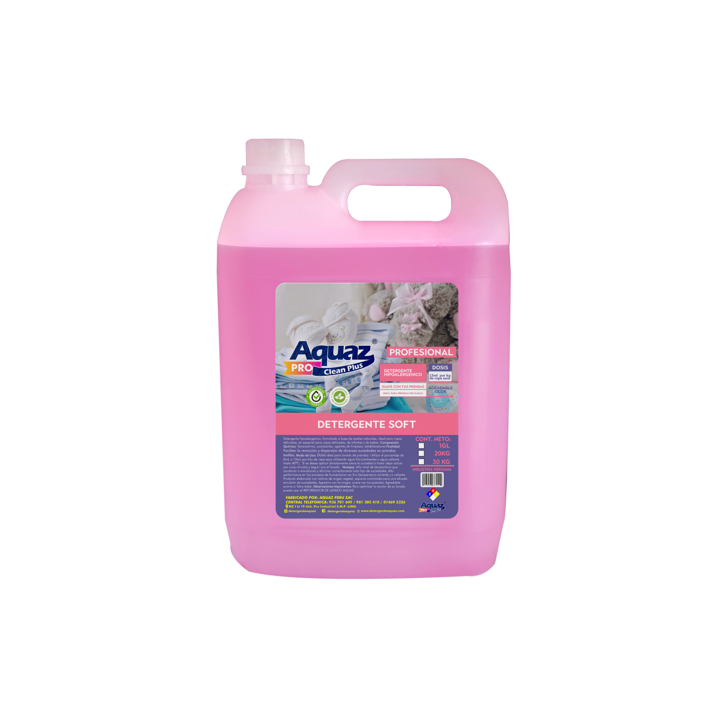 DETERGENTE SOFT PARA ROPAS DELICADAS - Imagen 3